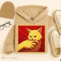 Cat Bite Anime Hoodie thumb 4