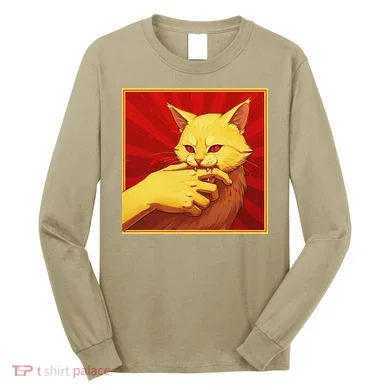 Cat Bite Anime Long Sleeve Shirt