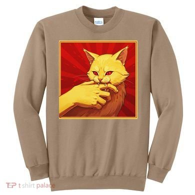 Cat Bite Anime Sweatshirt
