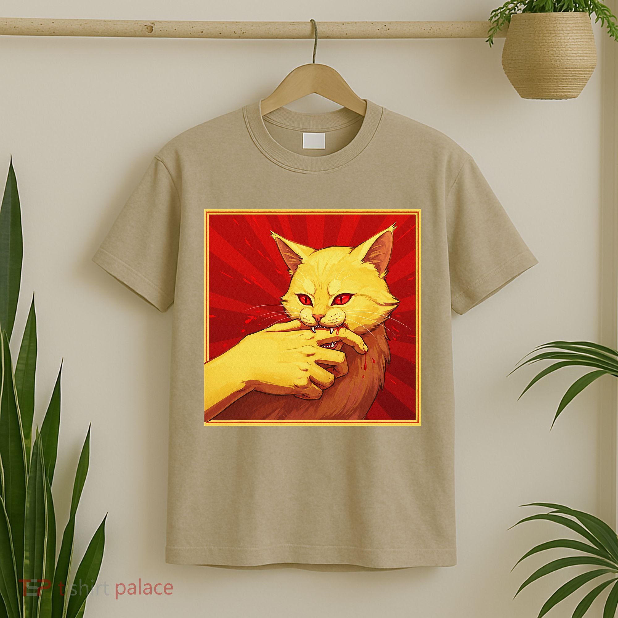 Cat Bite Anime T-Shirt
