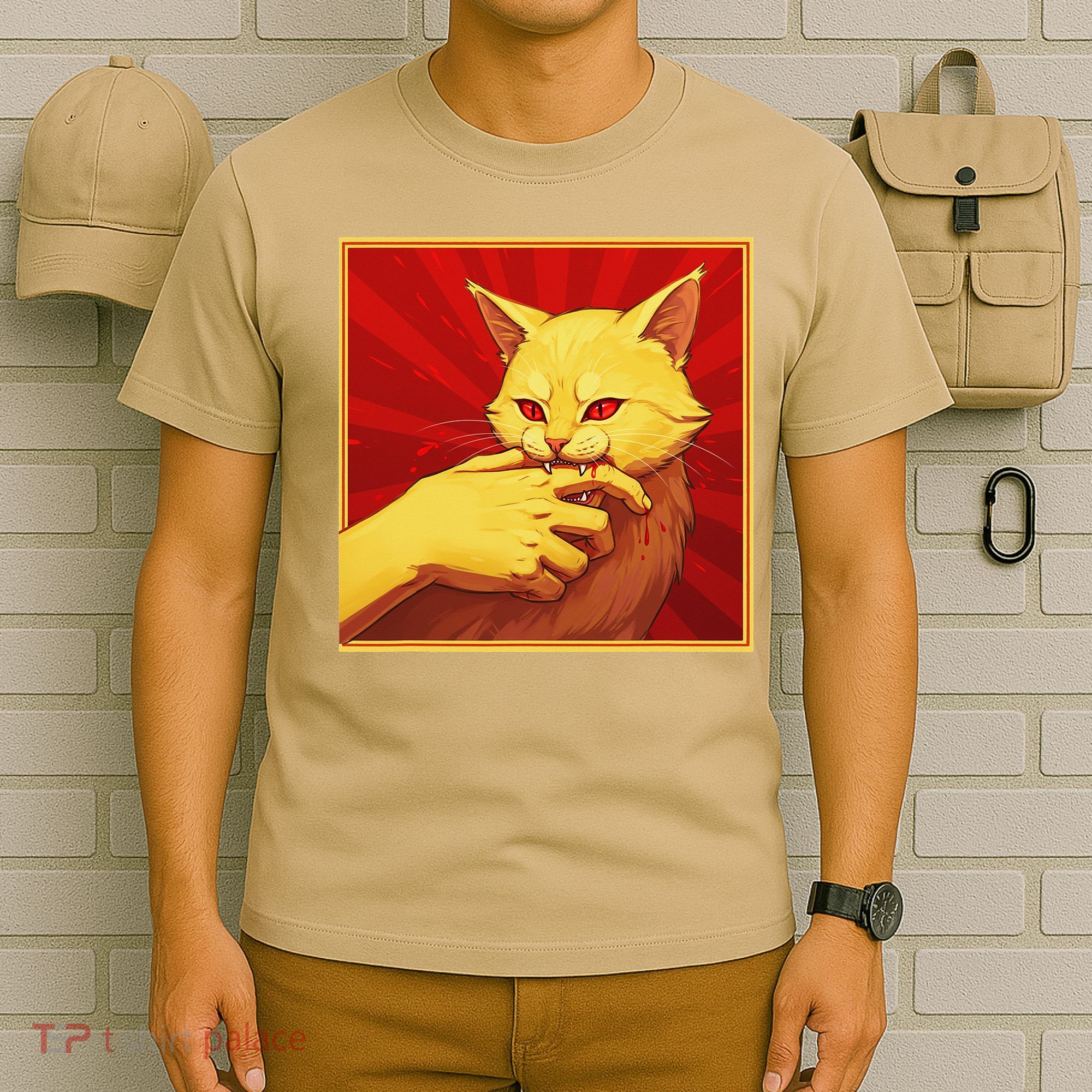 Cat Bite Anime T-Shirt