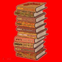 Celebrate Black African American History Figures Books Santa Hat thumb 1