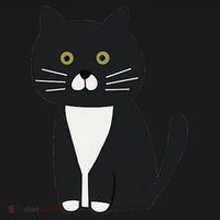 Cute Black And White Tuxedo Cat Tote Bag thumb 4