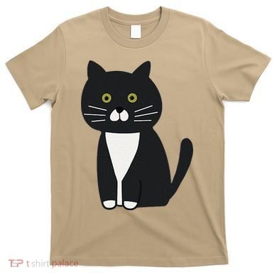Cute Black And White Tuxedo Cat T-Shirt
