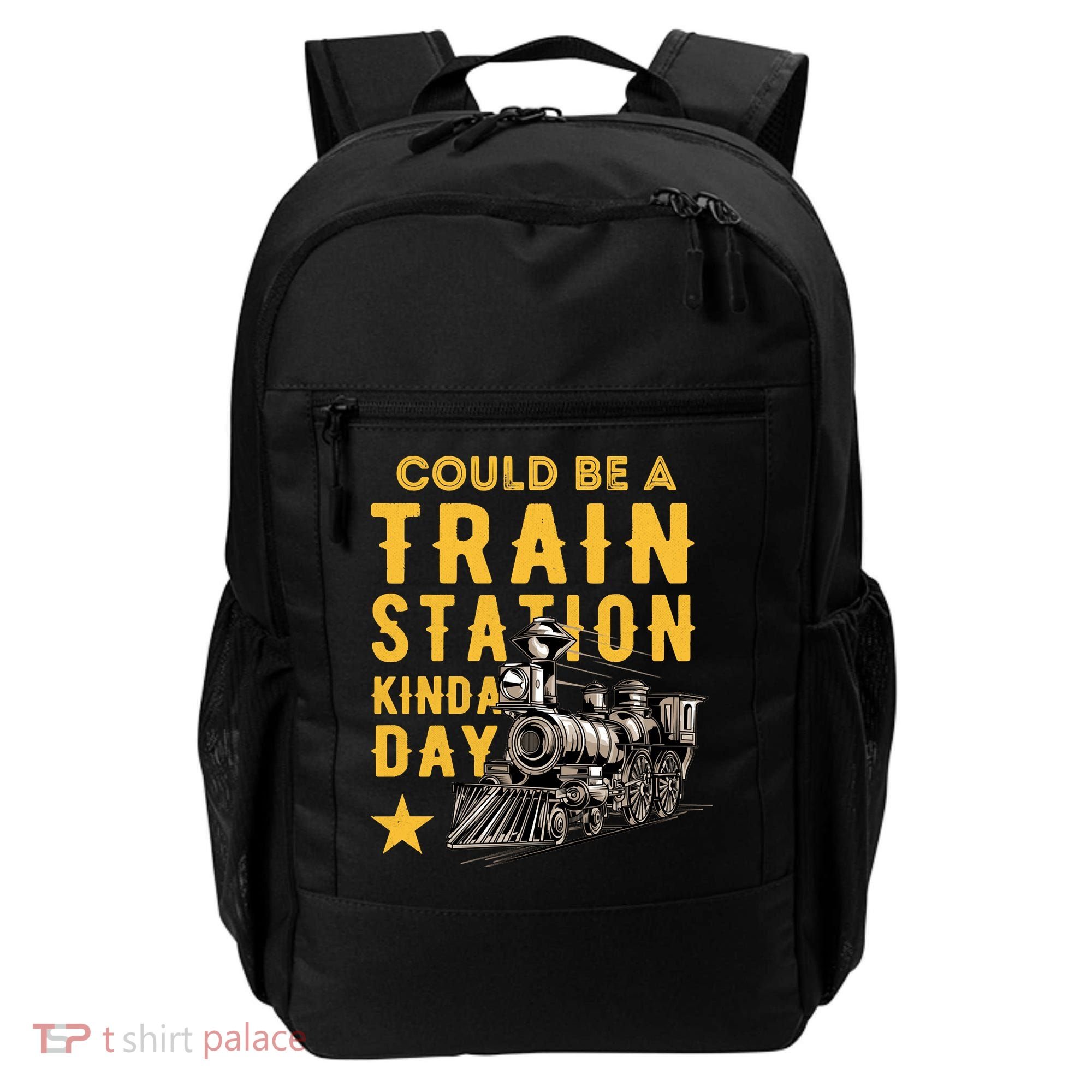 Could Be A Train Station Kinda Day Backpack