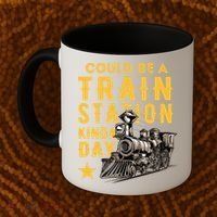 Could Be A Train Station Kinda Day Coffee Mug thumb 2