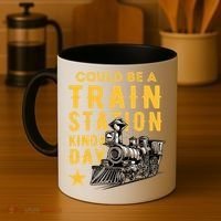 Could Be A Train Station Kinda Day Coffee Mug thumb 4