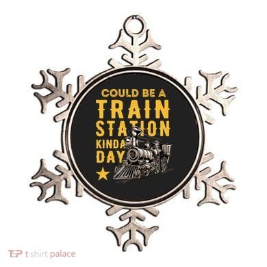 Could Be A Train Station Kinda Day Ornament