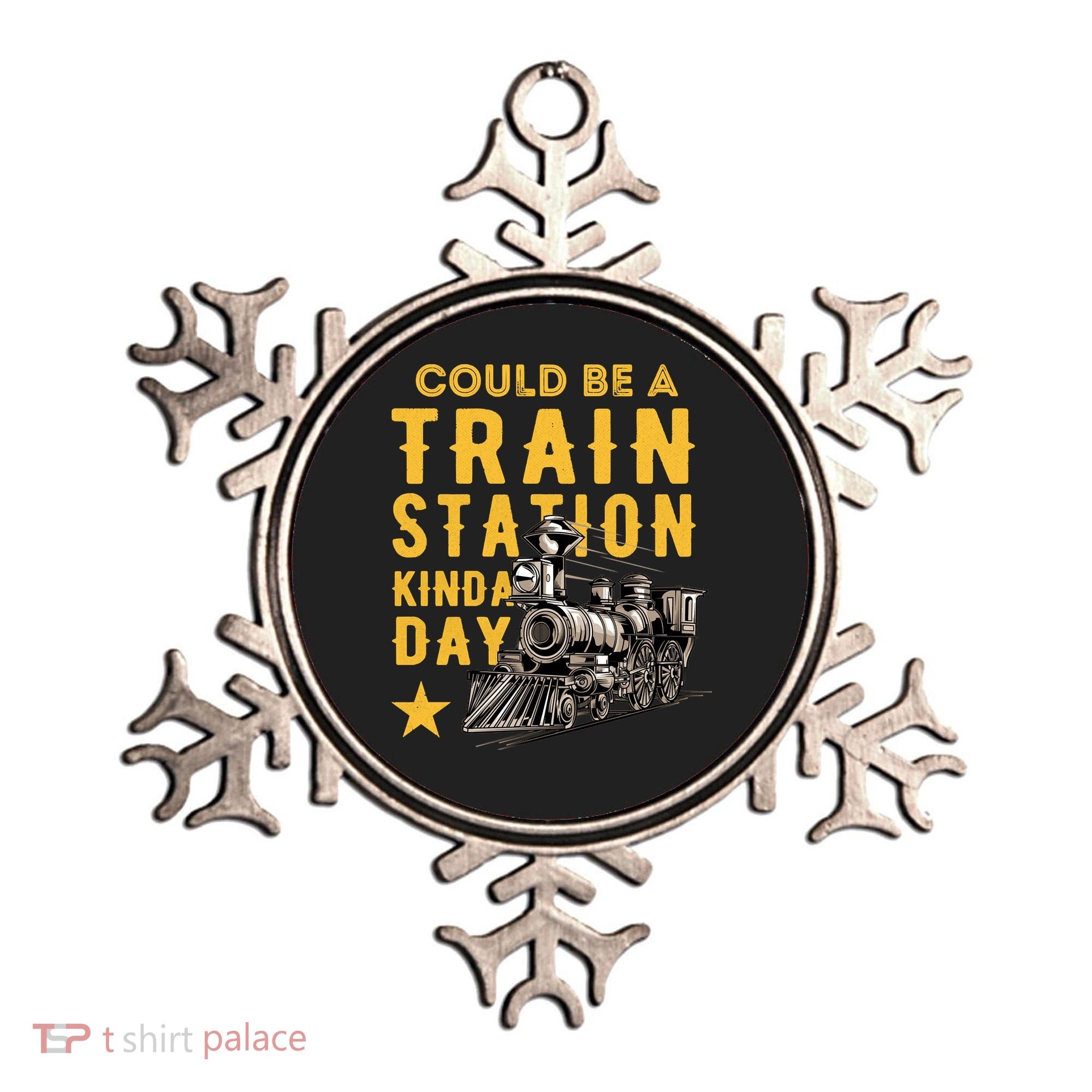Could Be A Train Station Kinda Day Ornament