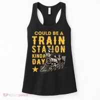 Could Be A Train Station Kinda Day Women's Tank Top thumb 0