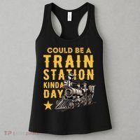 Could Be A Train Station Kinda Day Women's Tank Top thumb 3