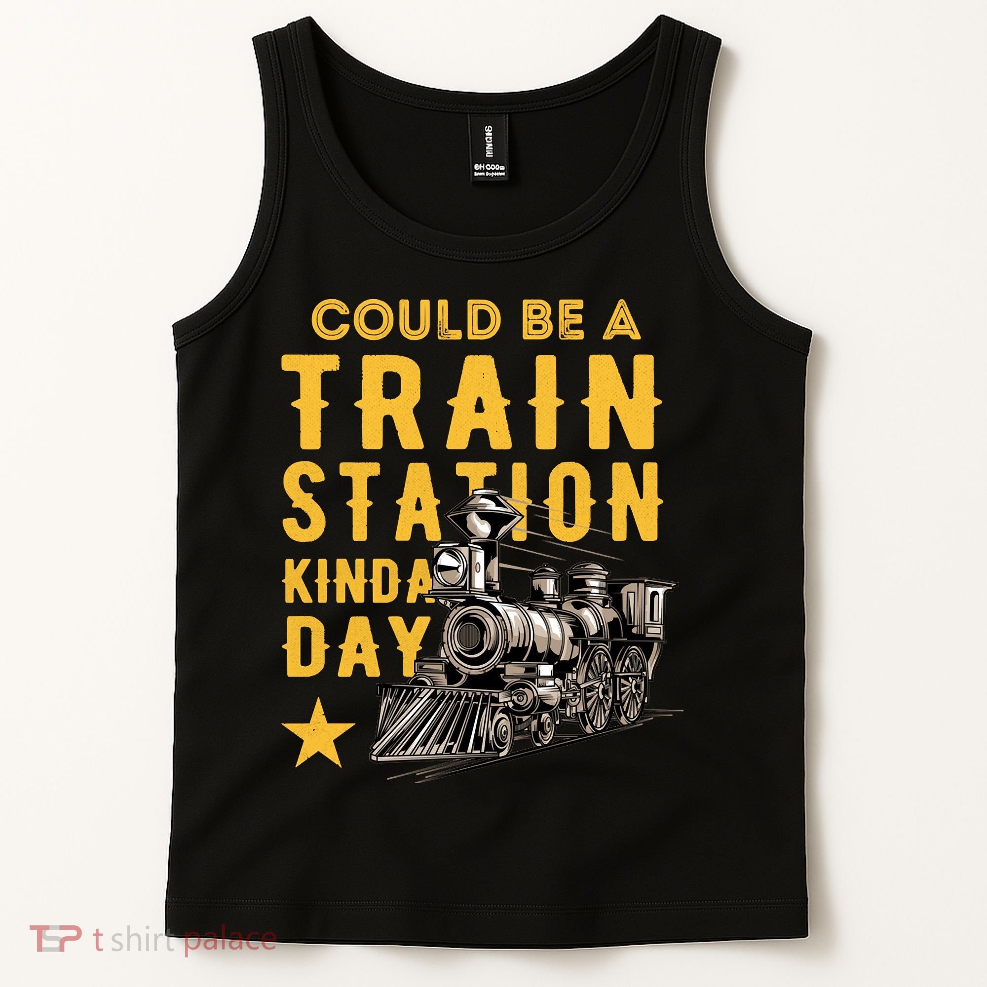 Could Be A Train Station Kinda Day Tank Top