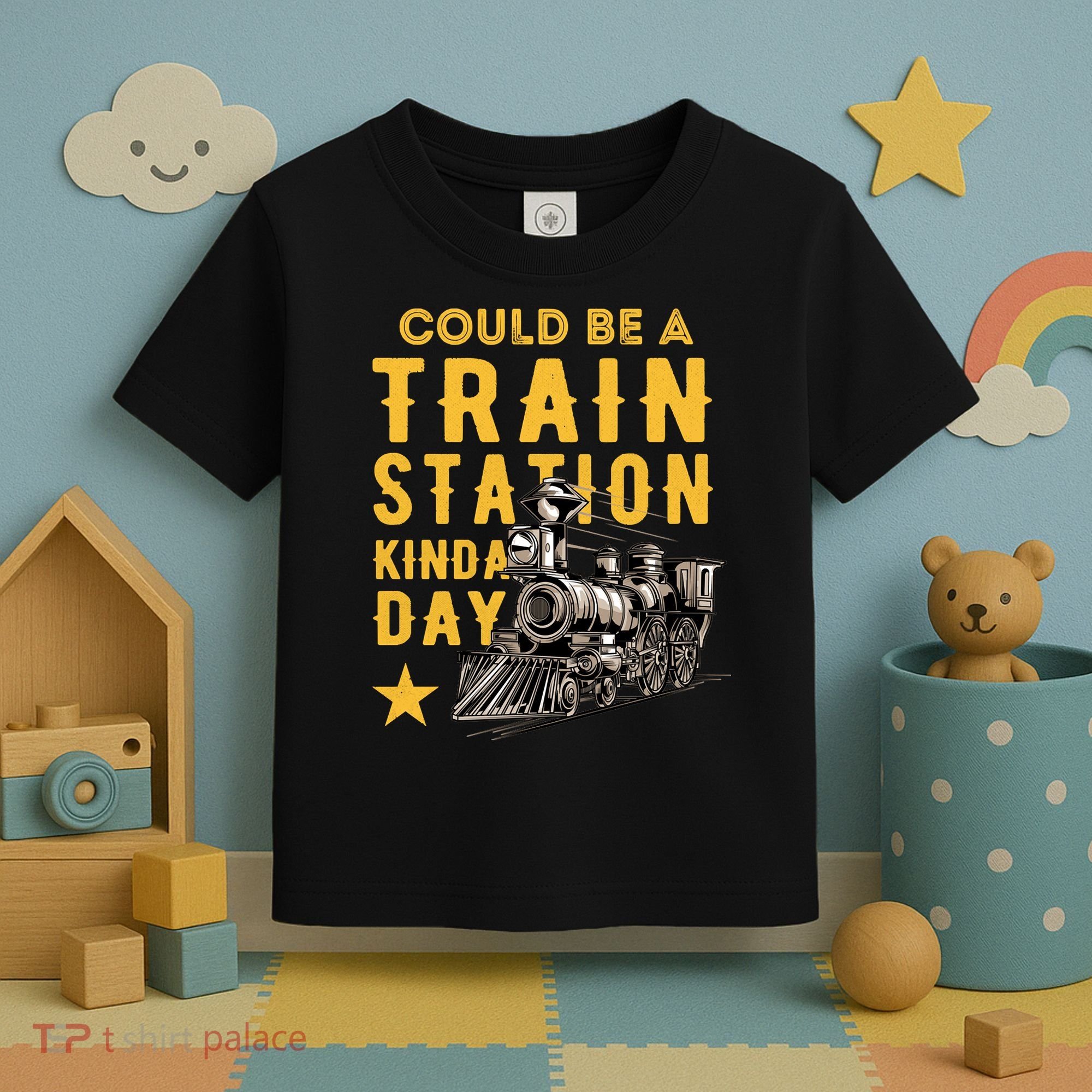 Could Be A Train Station Kinda Day Toddler T-Shirt