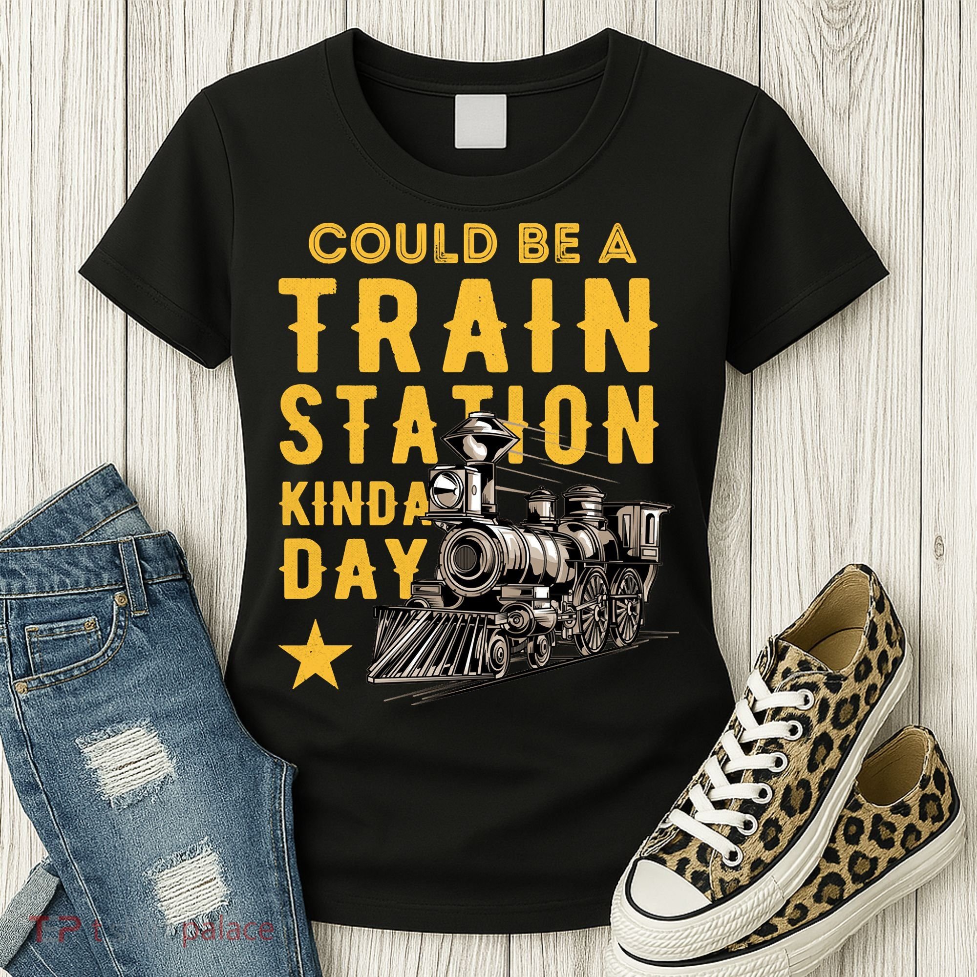 Could Be A Train Station Kinda Day Women's T-Shirt
