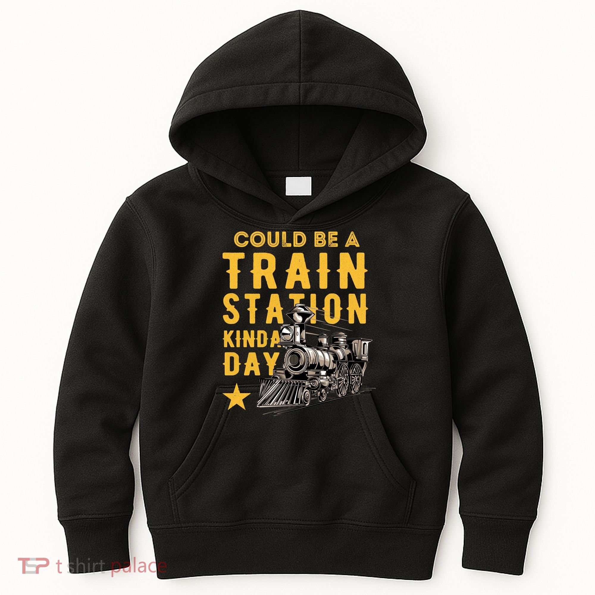 Could Be A Train Station Kinda Day Kids Hoodie