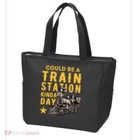 Could Be A Train Station Kinda Day Tote Bag thumb 3
