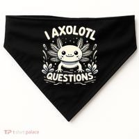 Cute Blue Axolotl Kawaii Funny I Axolotl Questions USA-Made Doggie Bandana thumb 0