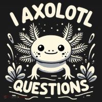 Cute Blue Axolotl Kawaii Funny I Axolotl Questions Women's Hoodie thumb 2