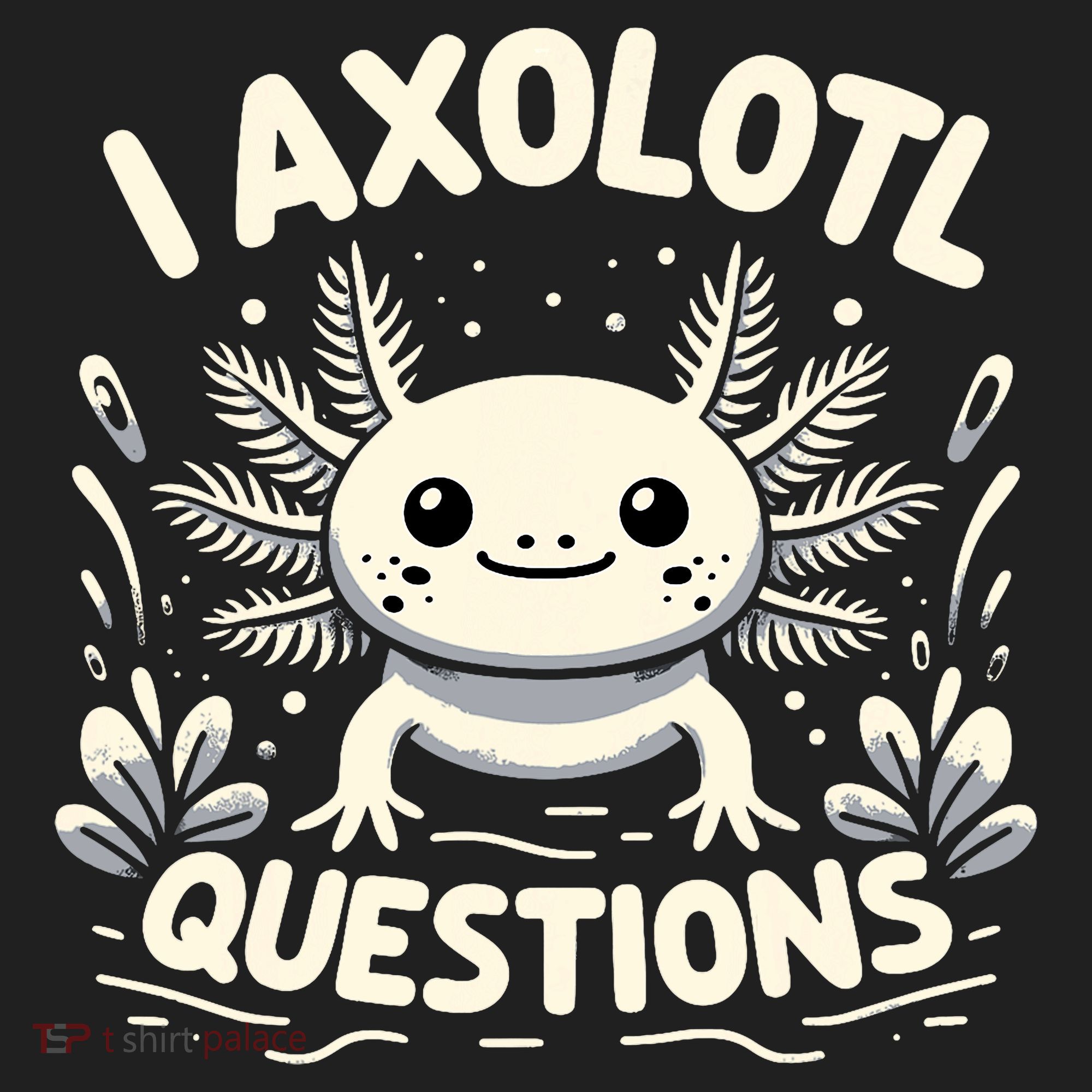 Cute Blue Axolotl Kawaii Funny I Axolotl Questions Tumbler