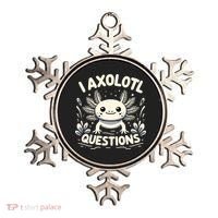 Cute Blue Axolotl Kawaii Funny I Axolotl Questions Ornament thumb 0
