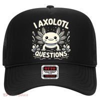 Cute Blue Axolotl Kawaii Funny I Axolotl Questions Hat thumb 0
