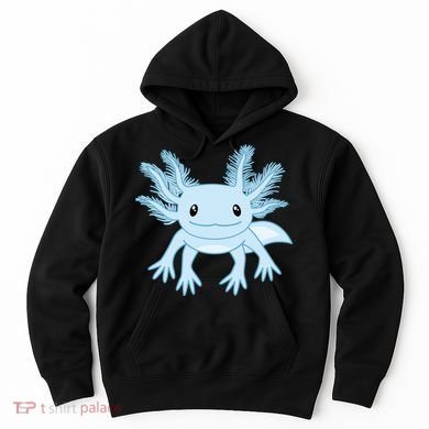 Cute Blue Axolotl Kawaii Aesthetic Axolotls Hoodie