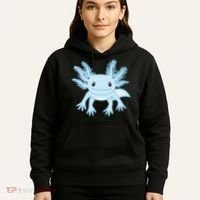 Cute Blue Axolotl Kawaii Aesthetic Axolotls Hoodie thumb 5