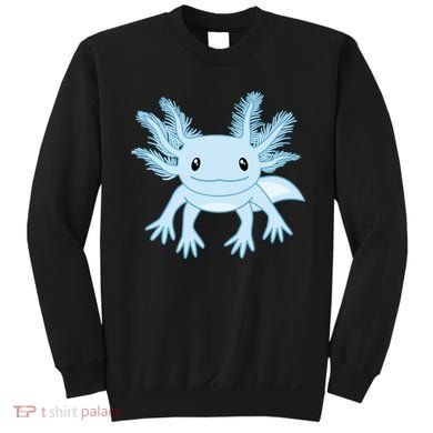 Cute Blue Axolotl Kawaii Aesthetic Axolotls Sweatshirt