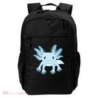 Cute Blue Axolotl Kawaii Aesthetic Axolotls Backpack thumb 0