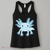 Cute Blue Axolotl Kawaii Aesthetic Axolotls Women's Tank Top thumb 3