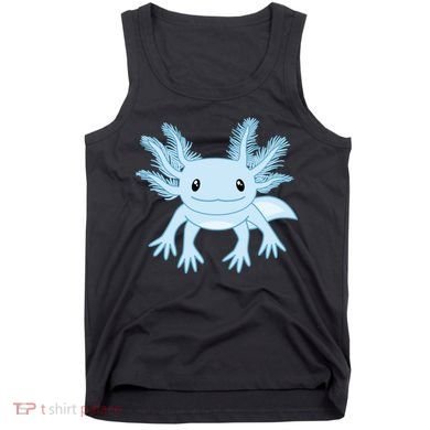 Cute Blue Axolotl Kawaii Aesthetic Axolotls Tank Top