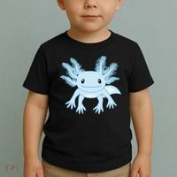 Cute Blue Axolotl Kawaii Aesthetic Axolotls Toddler T-Shirt thumb 2