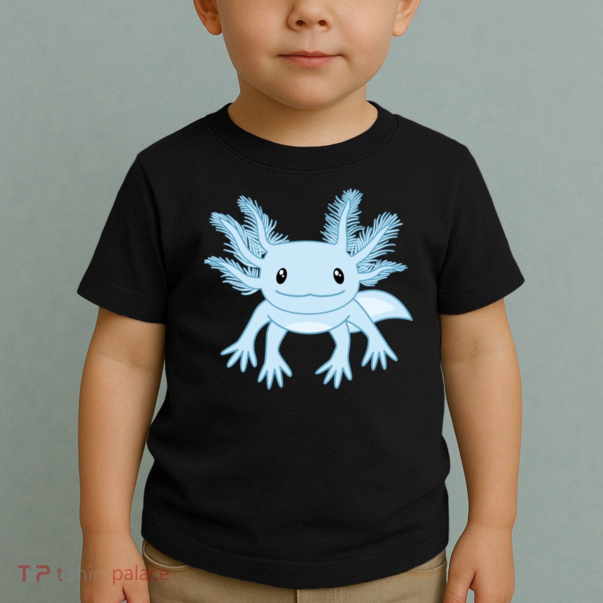 Cute Blue Axolotl Kawaii Aesthetic Axolotls Toddler T-Shirt