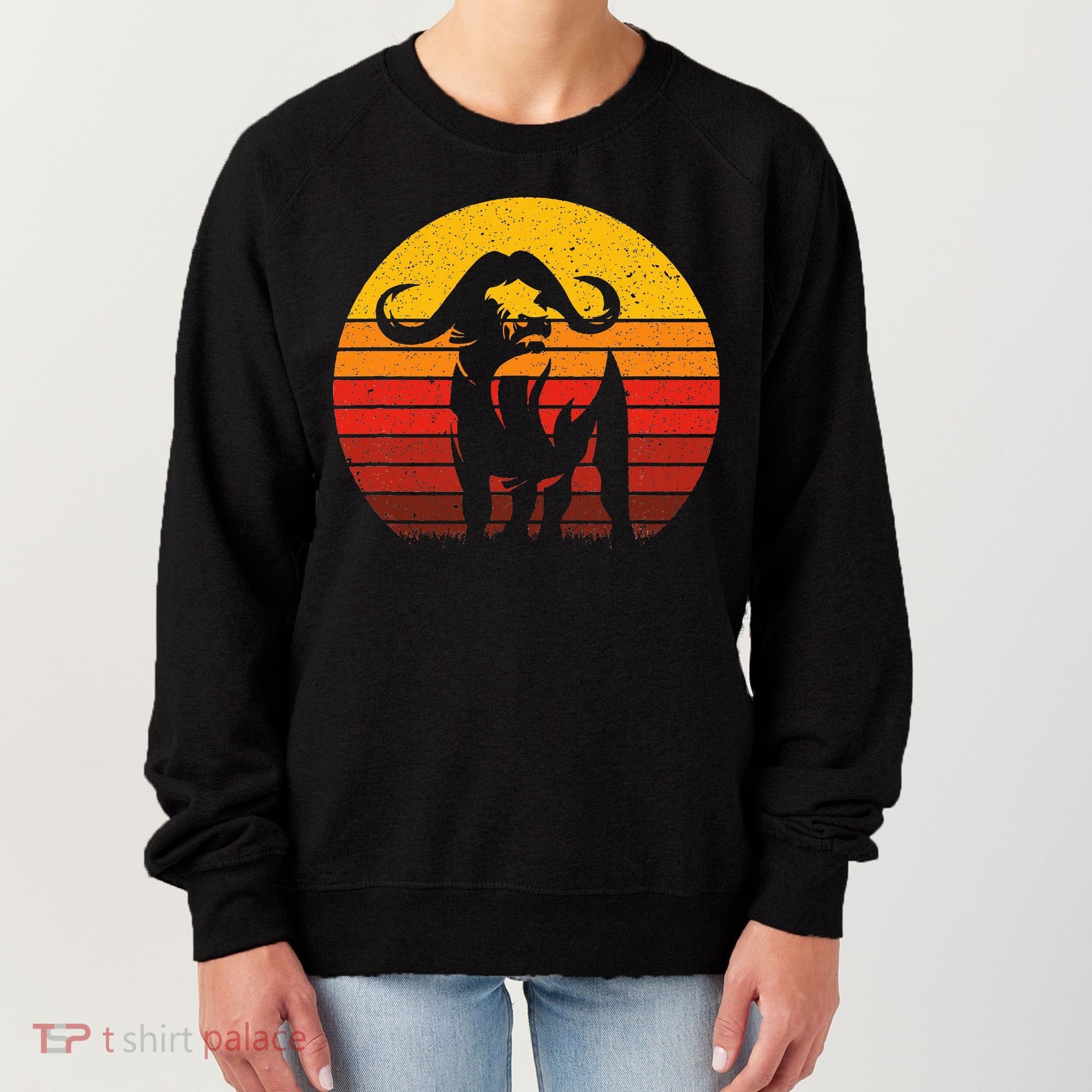 Cape Buffalo Africa Safari Animal Buffalo Women's Sweatshirt