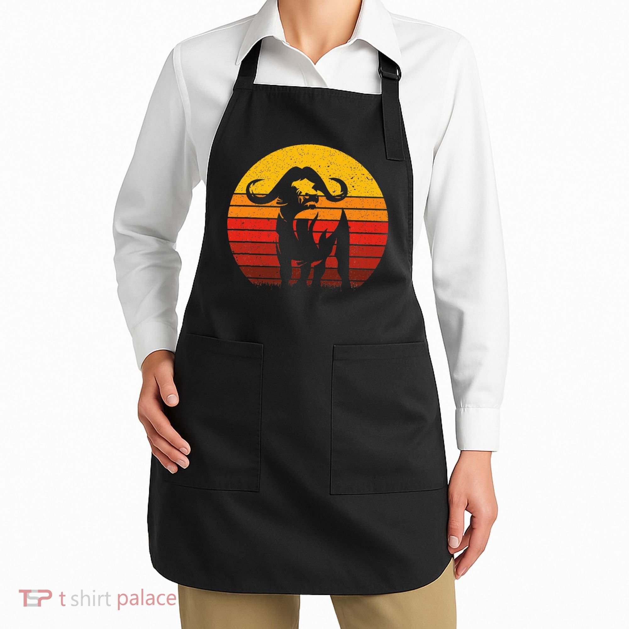 Cape Buffalo Africa Safari Animal Buffalo Apron