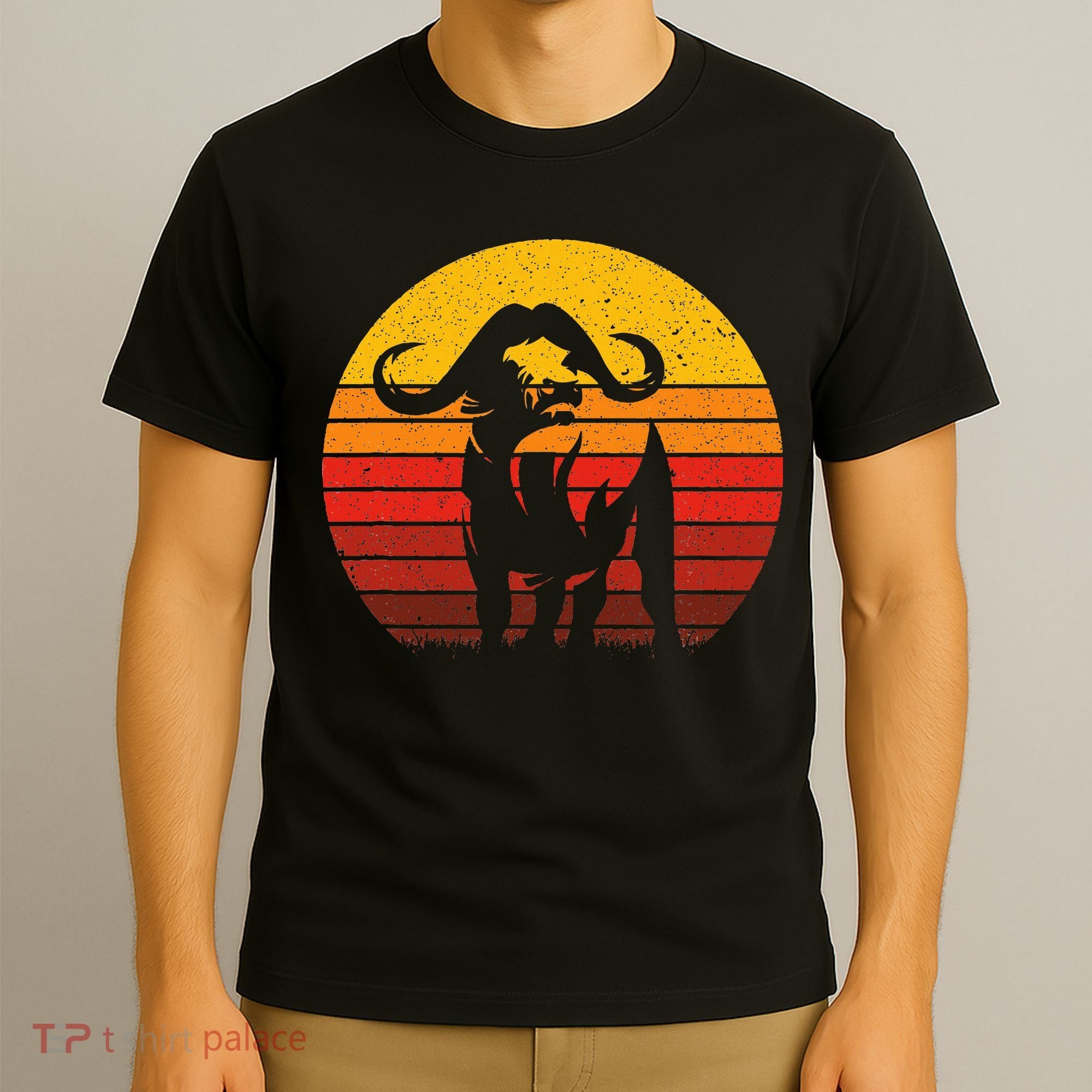 Cape Buffalo Africa Safari Animal Buffalo T-Shirt