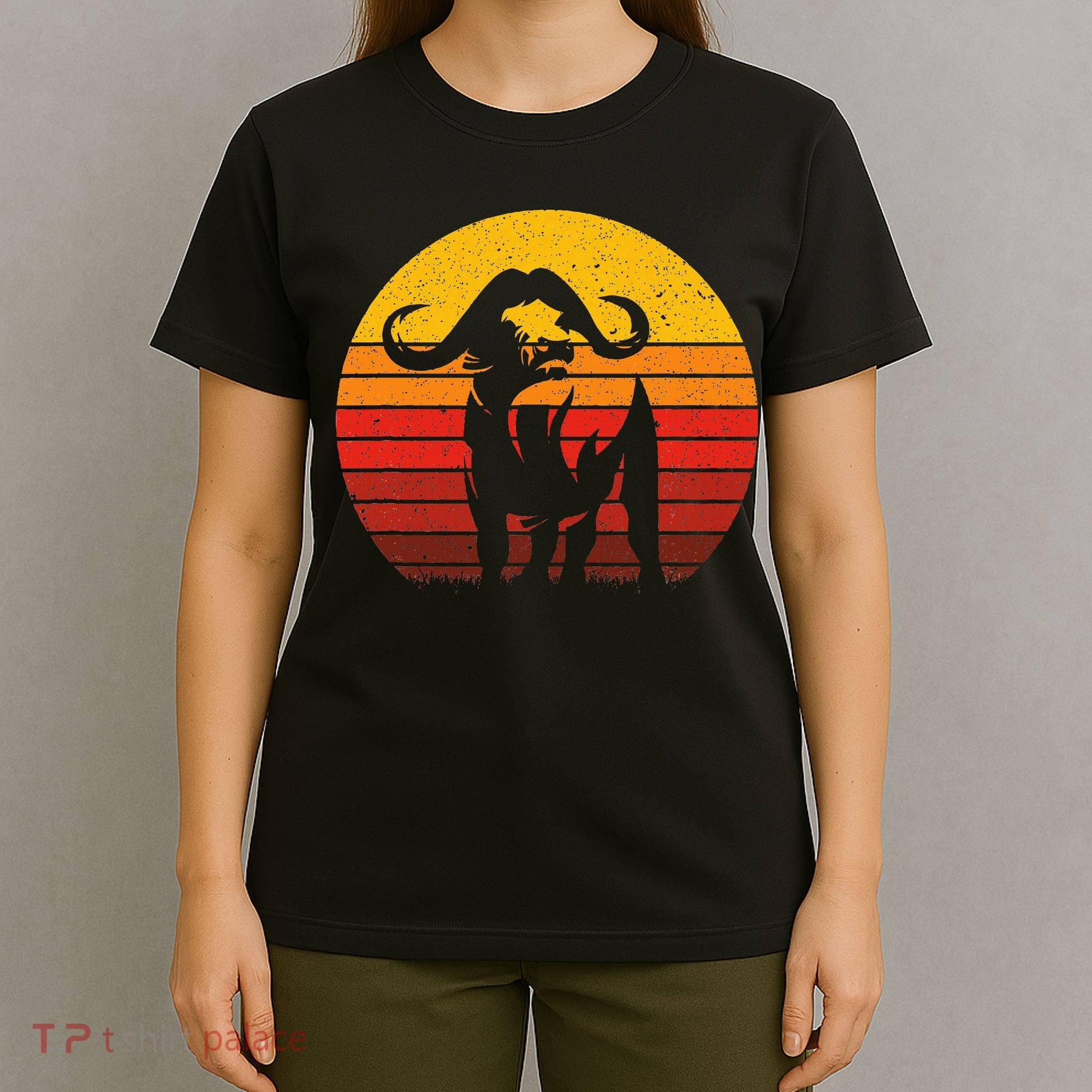 Cape Buffalo Africa Safari Animal Buffalo T-Shirt