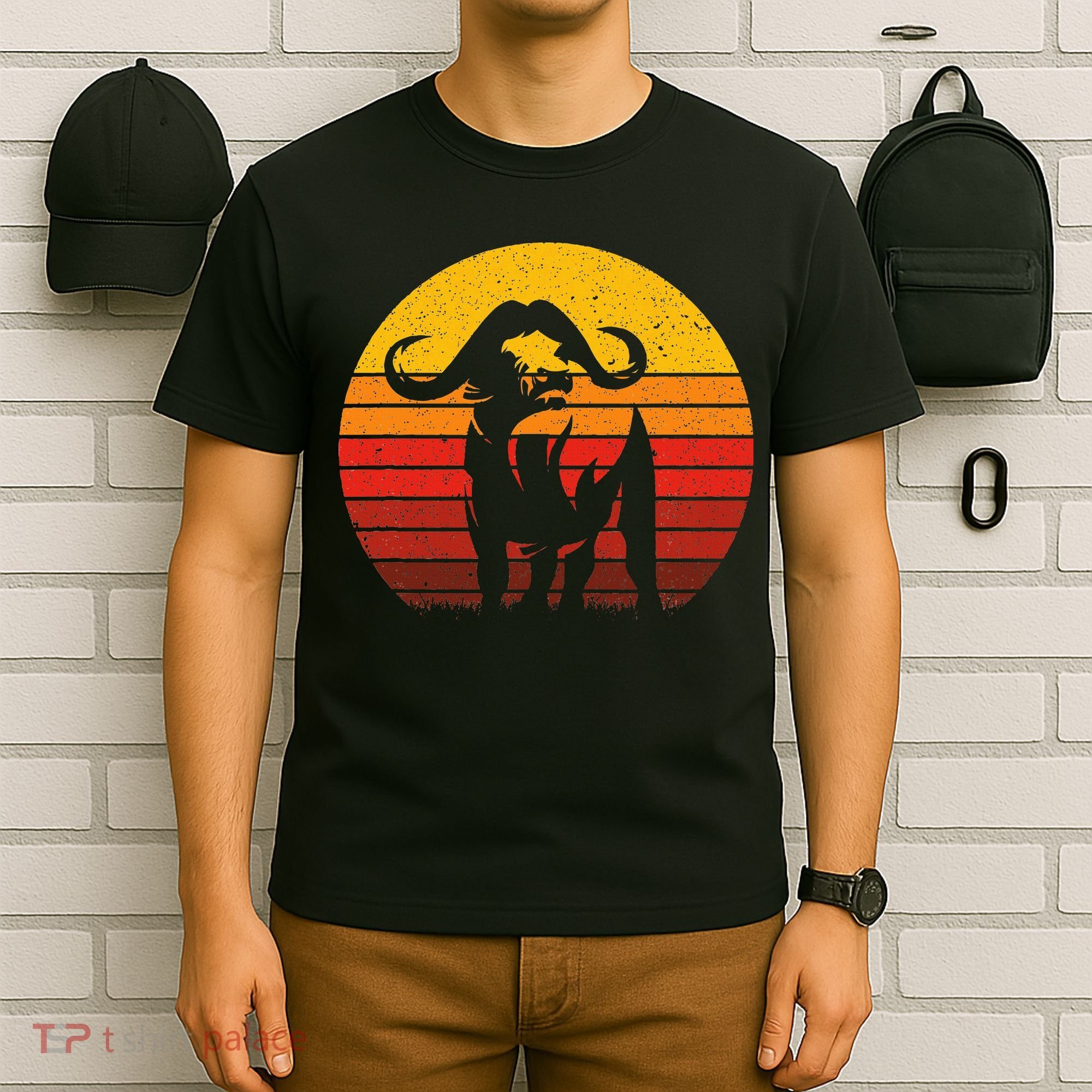 Cape Buffalo Africa Safari Animal Buffalo T-Shirt