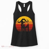 Cape Buffalo Africa Safari Animal Buffalo Women's Tank Top thumb 0