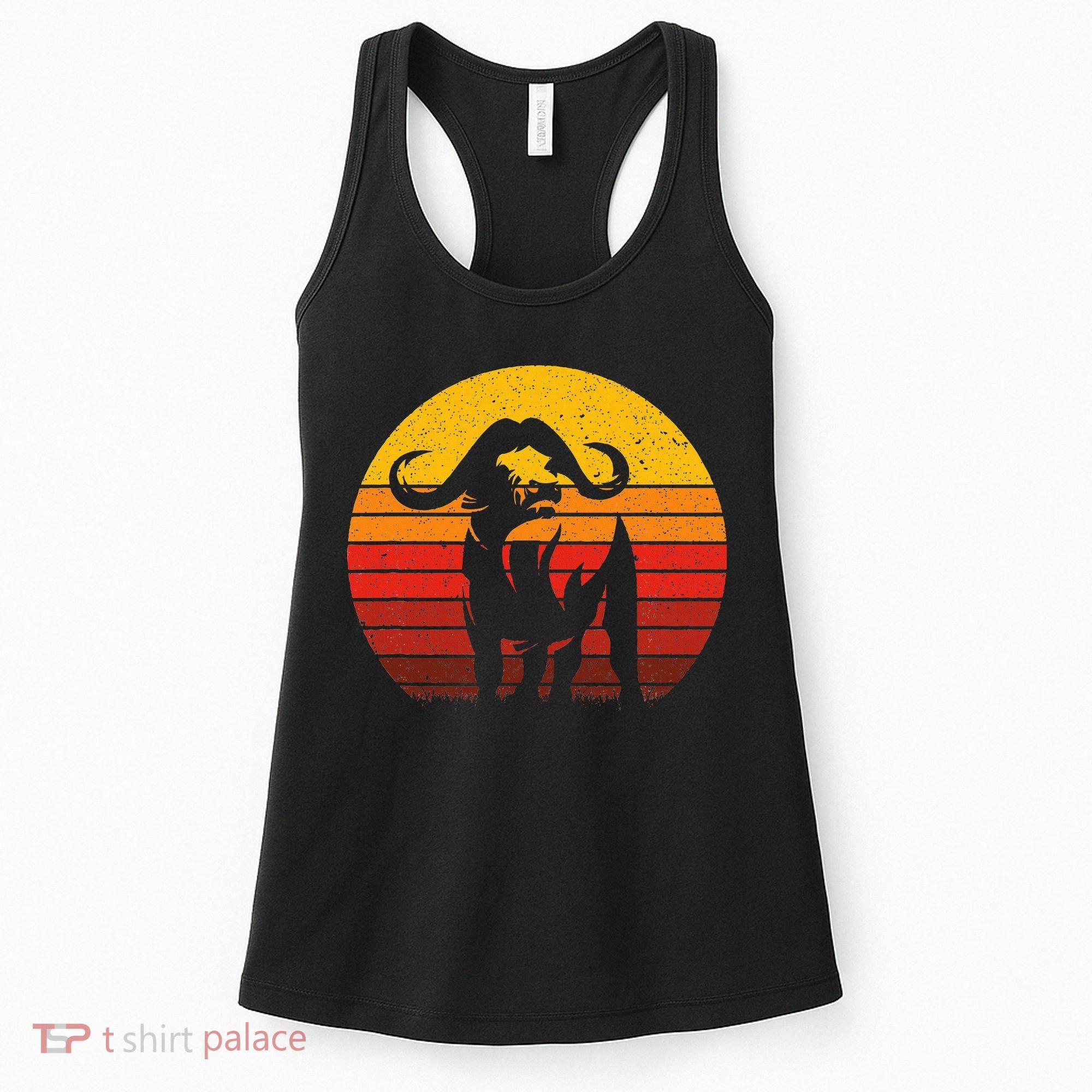 Cape Buffalo Africa Safari Animal Buffalo Women's Tank Top
