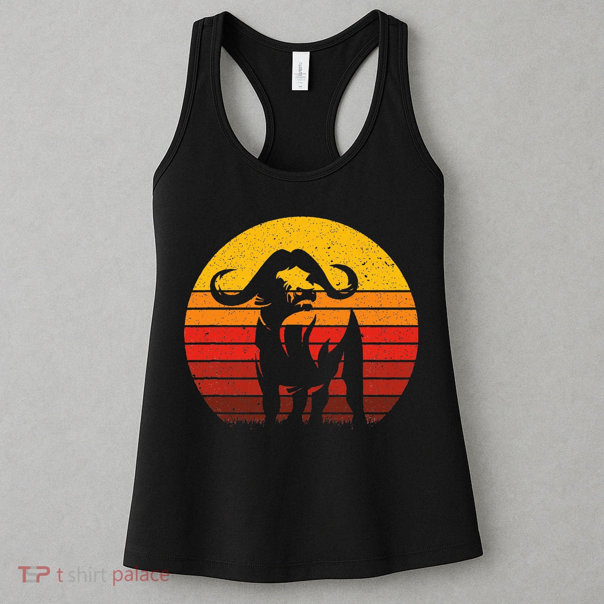Cape Buffalo Africa Safari Animal Buffalo Women's Tank Top