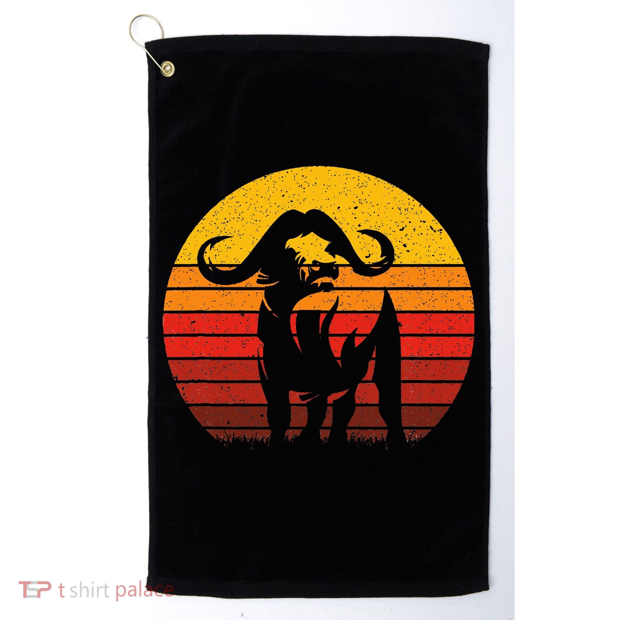 Cape Buffalo Africa Safari Animal Buffalo Golf Towel