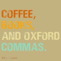 Coffee Books And Oxford Commas Funny Reading Bookworm Book Hoodie thumb 7