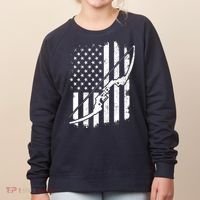 Camo Bowhunting - Archery Lover Archer Bowman Women's Sweatshirt thumb 0