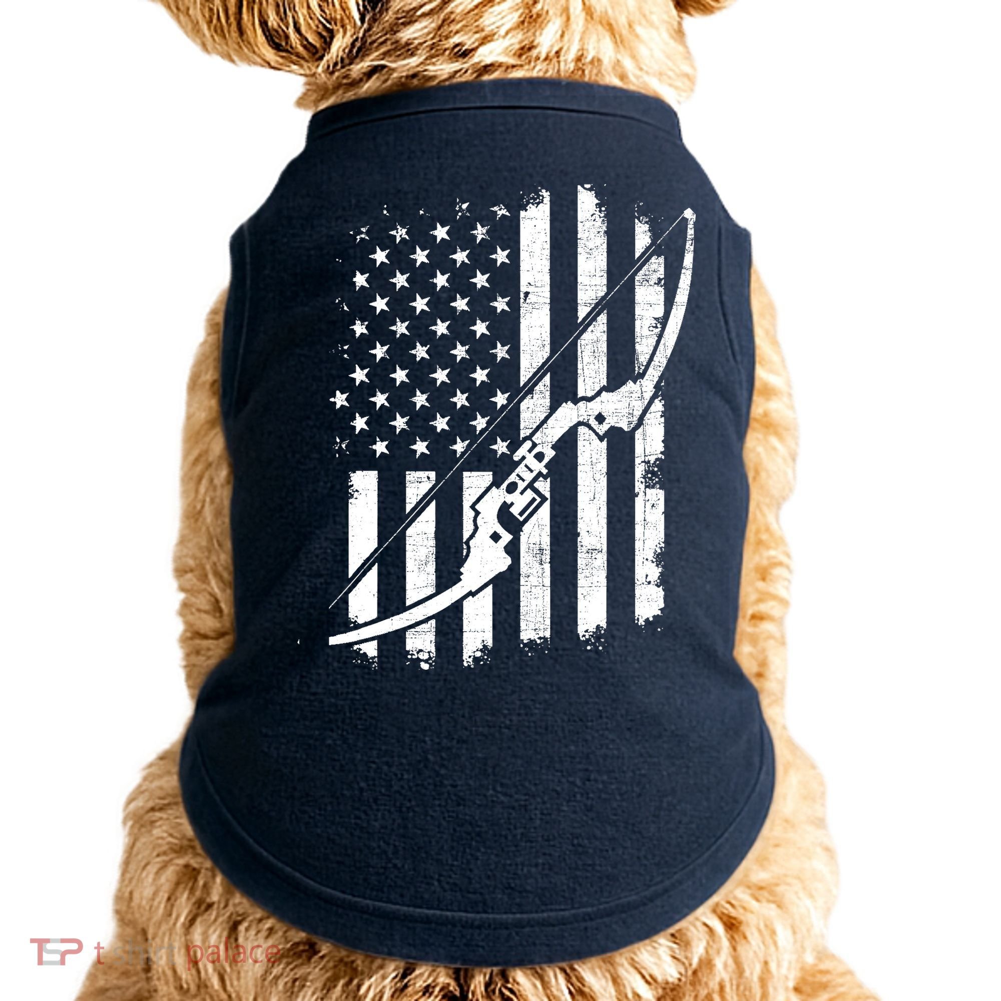 Camo Bowhunting - Archery Lover Archer Bowman Doggie Tank