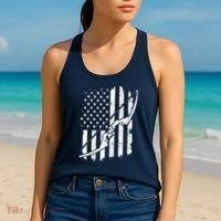 Camo Bowhunting - Archery Lover Archer Bowman Women's Tank Top thumb 2