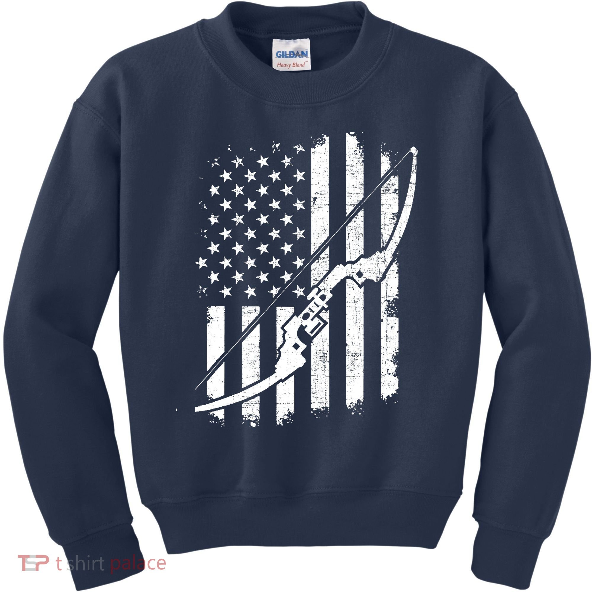 Camo Bowhunting - Archery Lover Archer Bowman Kids Sweatshirt