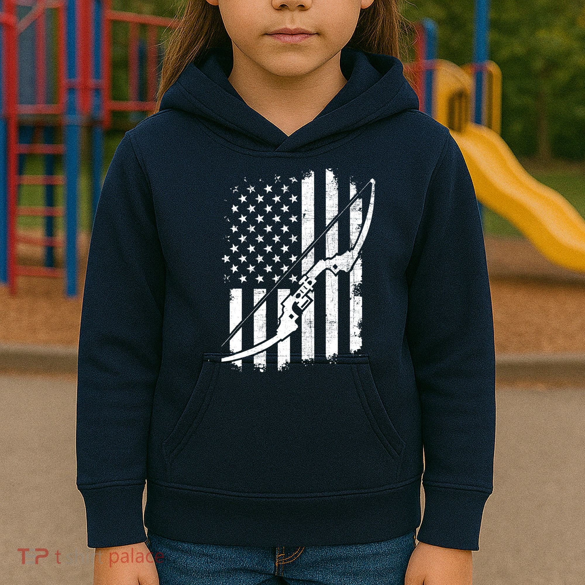 Camo Bowhunting - Archery Lover Archer Bowman Kids Hoodie