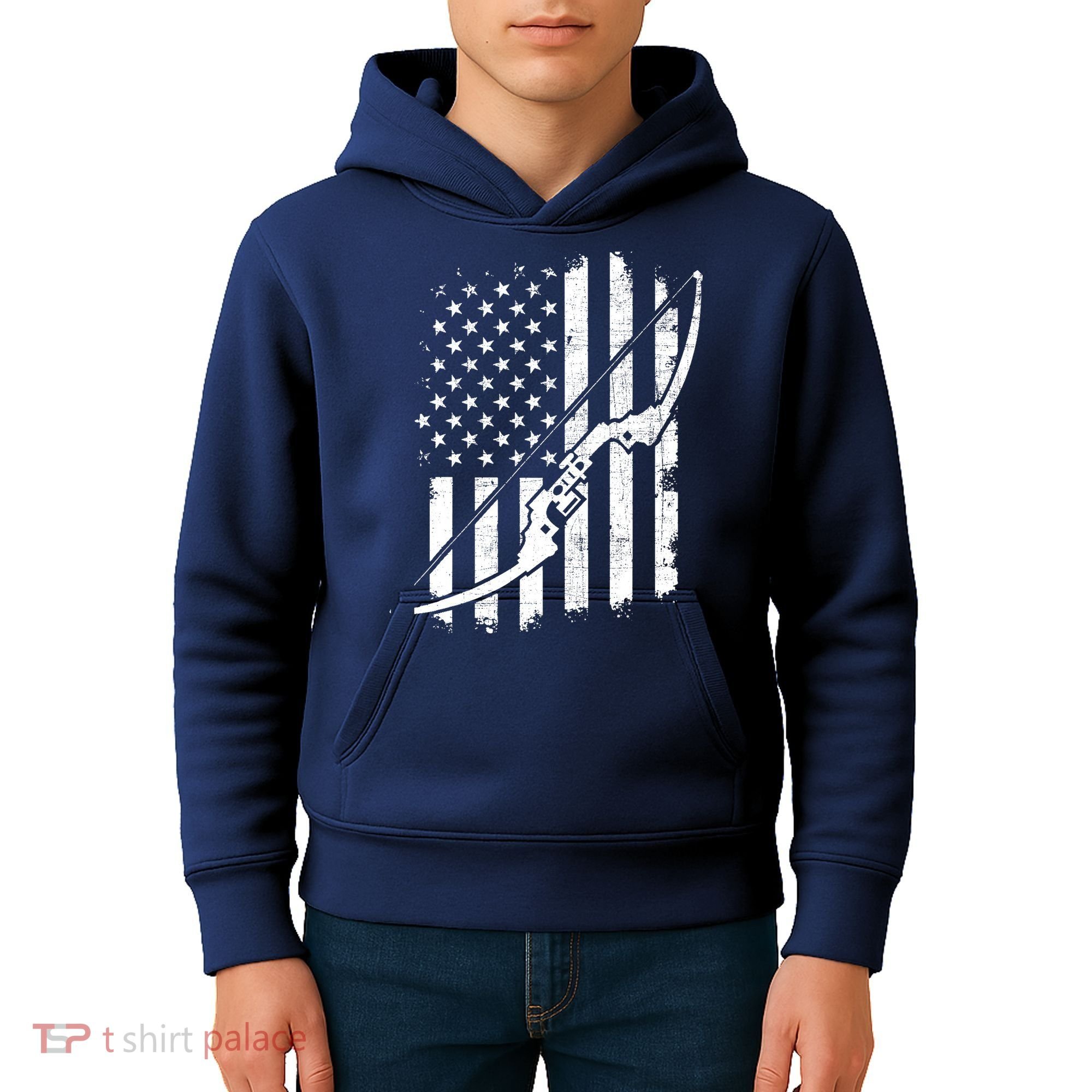 Camo Bowhunting - Archery Lover Archer Bowman Kids Hoodie