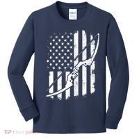 Camo Bowhunting - Archery Lover Archer Bowman Kids Long Sleeve Shirt thumb 0